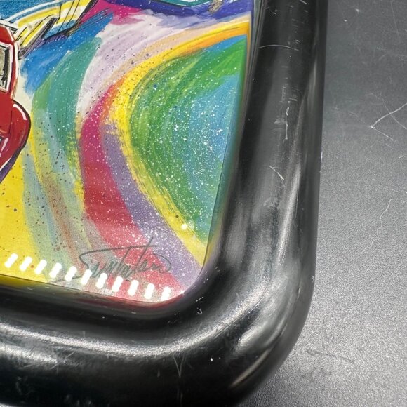 Vintage Race Car Wall Hangings Sam Balard Set Of 2 Prints Black Frames NASCAR - Picture 7 of 11